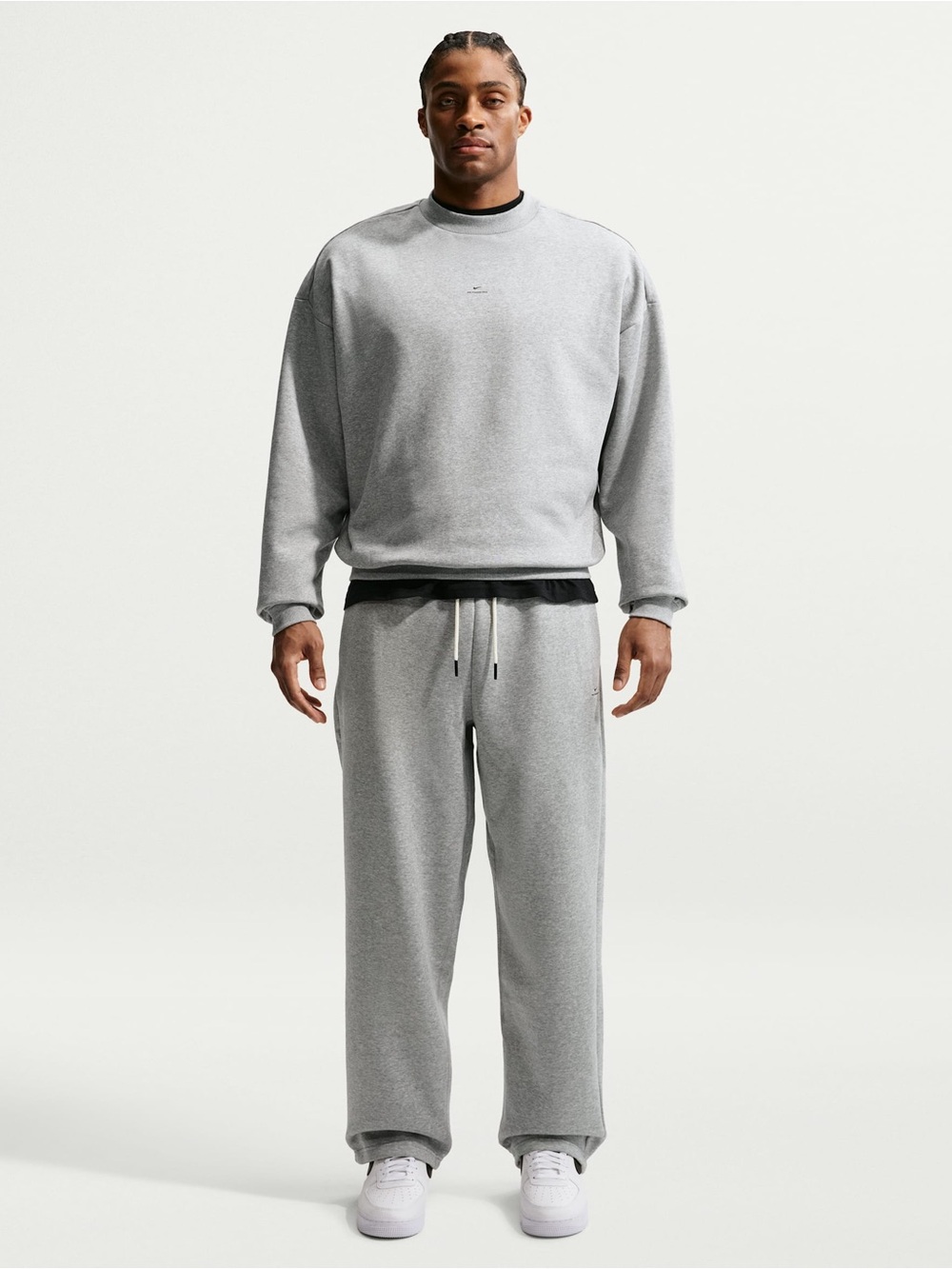Nike Men's Club Fleece Open-Hem Pants Grey Heather Sweatpants Size XXL